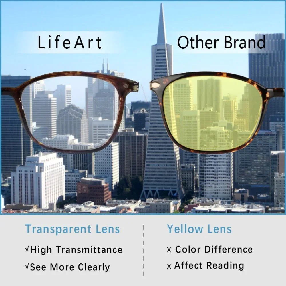 Men Women Floral Blue Light Blocking Glasses